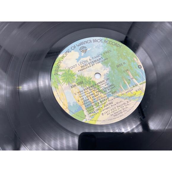 Rod Stewart's "Foot Loose & Fancy Free" 33 RPM LP, VG Condition, Warner Bros. - Picture 8 of 10